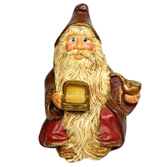 Unbranded Other - Father Christmas Shelf Sitter - Ceramic Figurine, 3.5", Festive Vintage Holiday